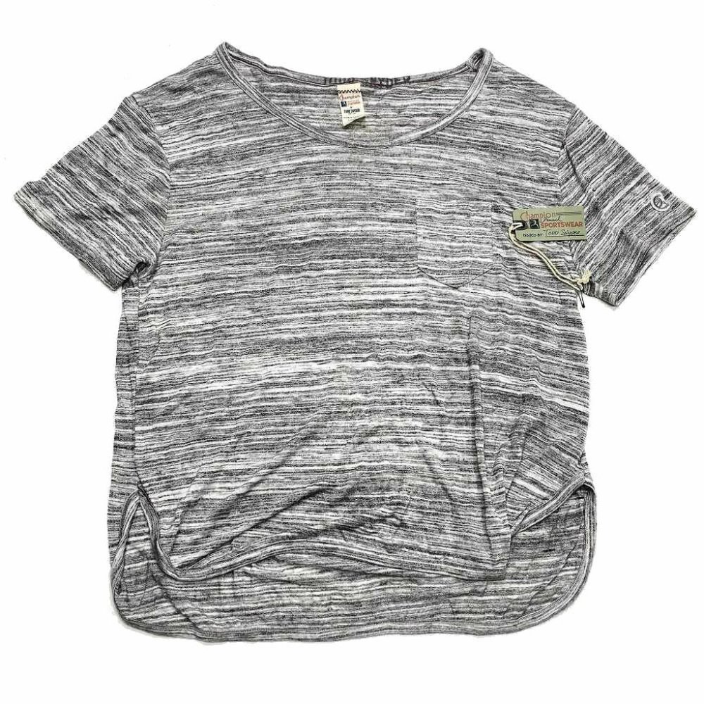 NWT Todd Snyder NY‎ Champion Sportswear T Shirt Top L Gray Gym Womens
